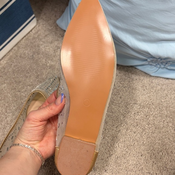 Lulu's Metallic Gold and Silver Flats - Picture 3 of 6